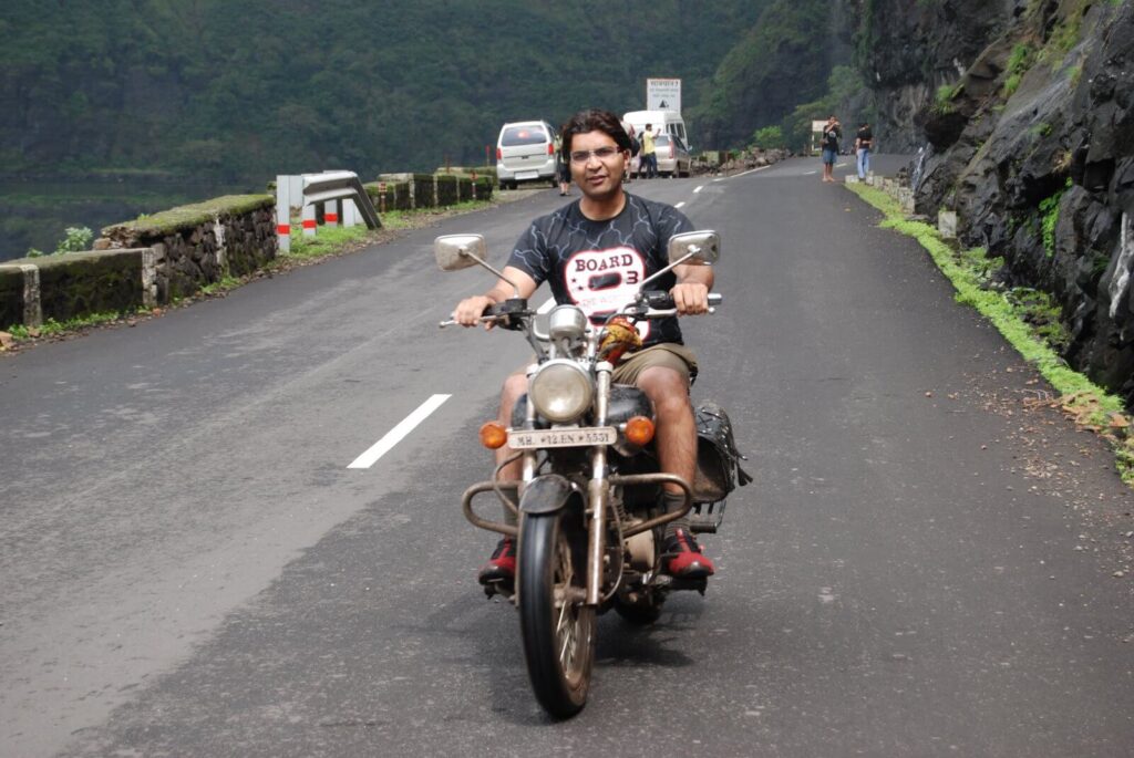 Cruising your bike at Malshej Ghat