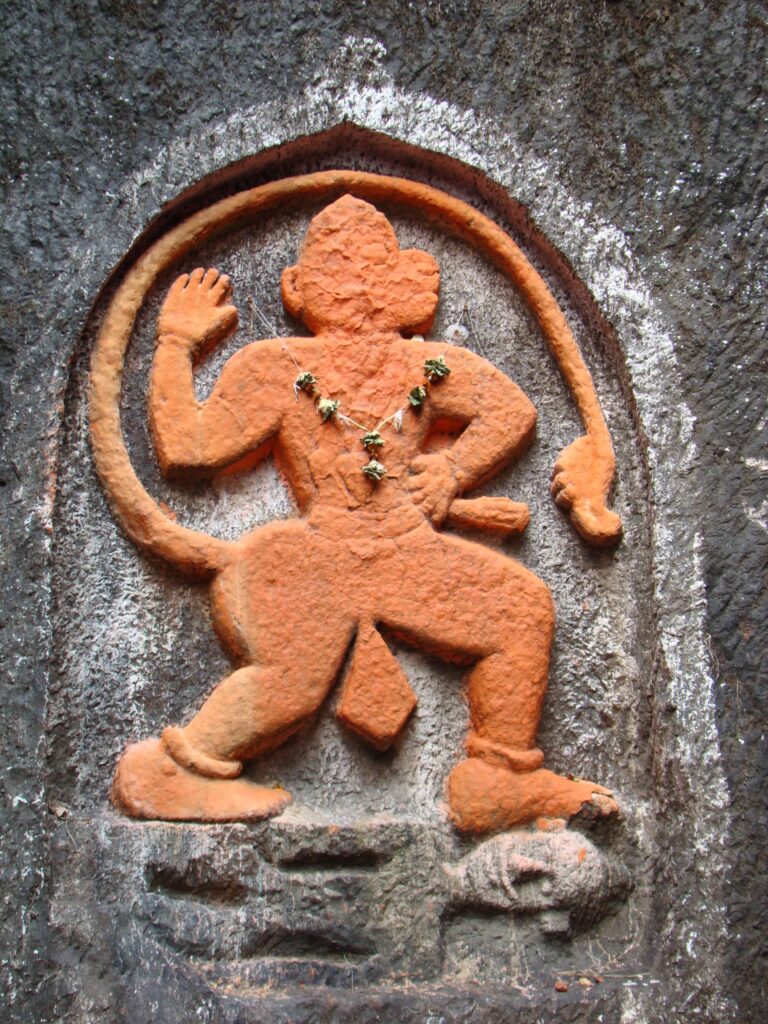 Tringalwadi Fort Hanuman Idol