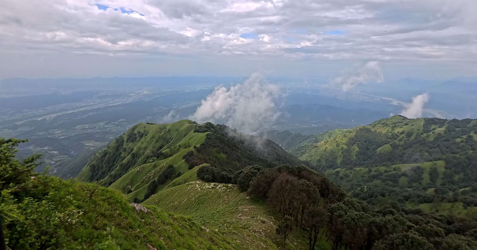 Clouds around Bhadraj Temple 