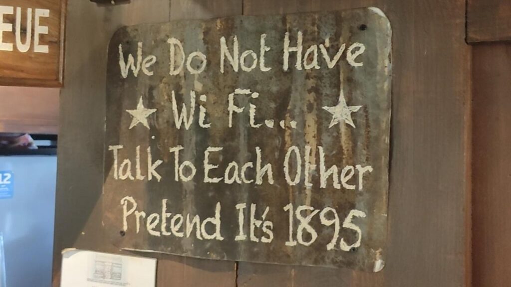 The board at Landour Bakehouse