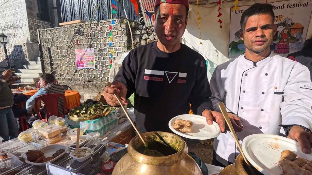 Pahadi Food at Mussoorie Winterline Carnival 2025