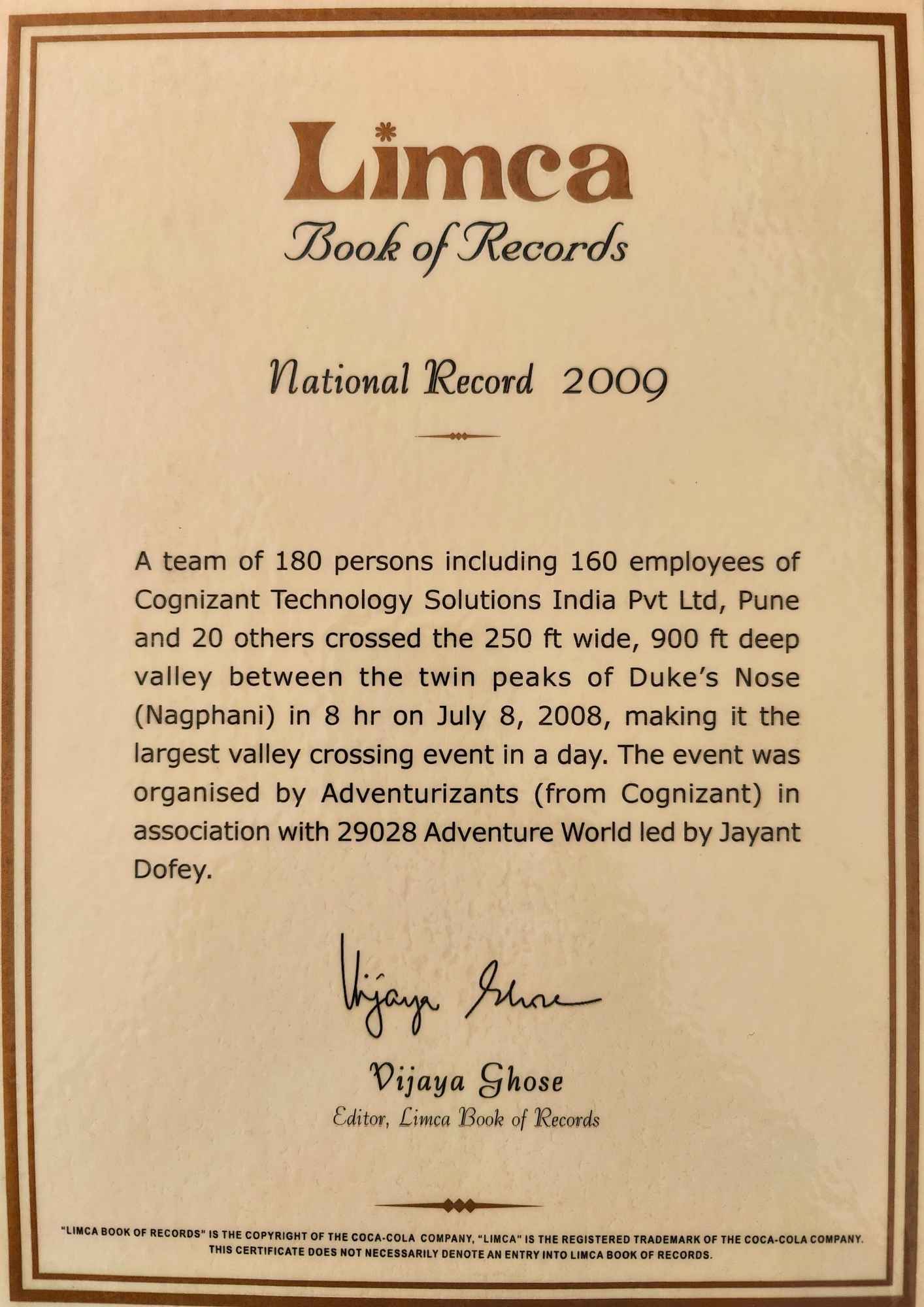 Limca Record 2009