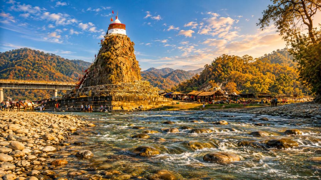 Girija Devi Temple boulder Koshi river Jim Corbett Uttarakhand