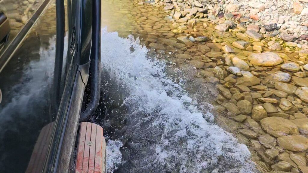 River Crossing at Sitabani zone Jim Corbett