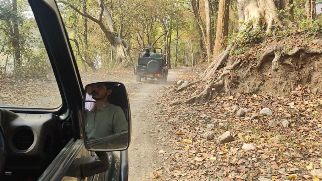 open gypsy jeep Sitabani zone Jim Corbett safari