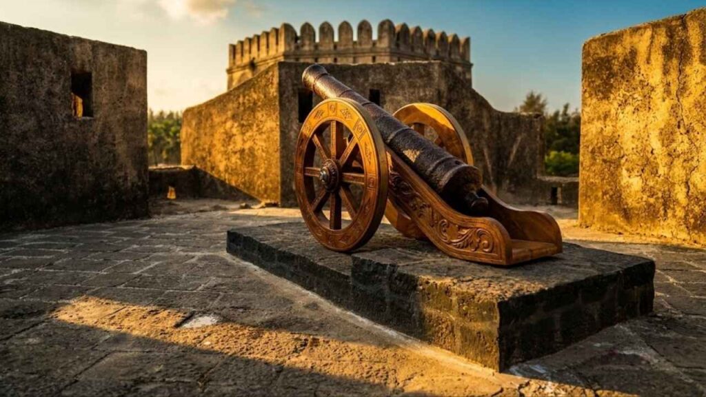 Canon at Shirgaon Fort